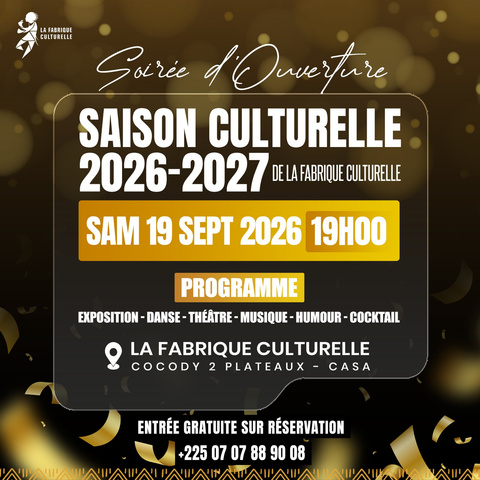 Affiche : Soirée d&rsquo;ouverture de la saison 2026-2027
