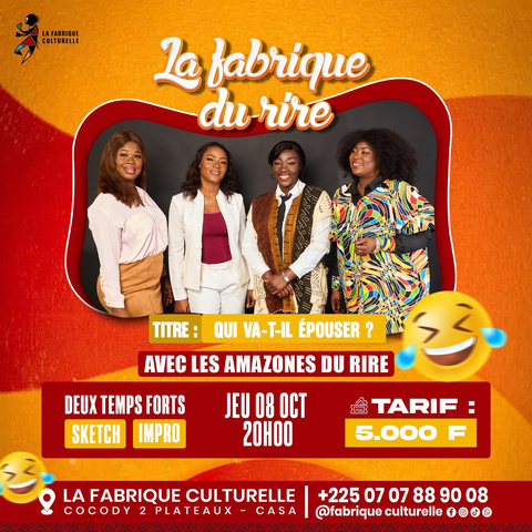 Affiche : La Fabrique du rire — Qui va-t-elle épouser ?